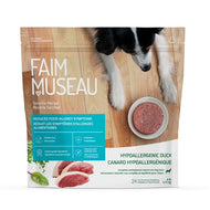 Package of Faim Museau Frozen Raw Hypoallergenic Duck Dog Food