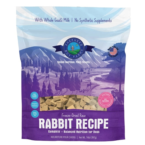 Shepherd Boy Farms Freeze Dried Rabbit Diet 396g