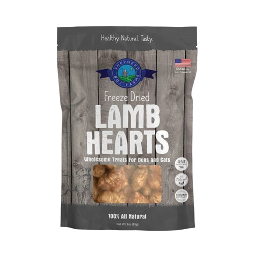 Shepherd Boy Farms - Freeze Dried Lamb Hearts 85g