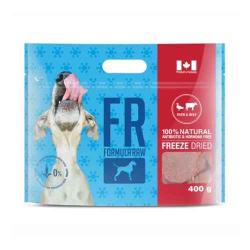 Formula Raw – Canine Freeze Dried Duck & Beef– 400g