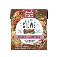 The Honest Kitchen Braised Beef & Lamb One Pot Stew 10.5 ounce carton for dogs.