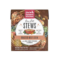 The Honest Kitchen Roasted Beef One Pot Stew 10.5 ounce carton for dogs.