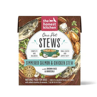 The Honest Kitchen Simmered Salmon & Chicken One Pot Stew 10.5 ounce carton for dogs.