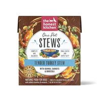 The Honest Kitchen Tender Turkey One Pot Stew 10.5 ounce carton for dogs.