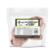 Iron Will Raw Beef Marrow Bone in Packaging