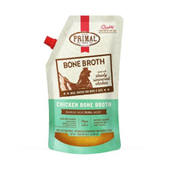 Pouch of Primal Frozen Chicken Bone Broth with organic vegetables.