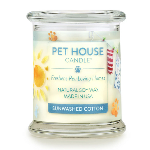 One Fur All Sunwashed Cotton Pet Safe Candle