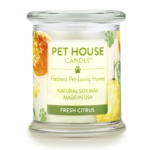 One Fur All Fresh Citrus Pet Safe Candle