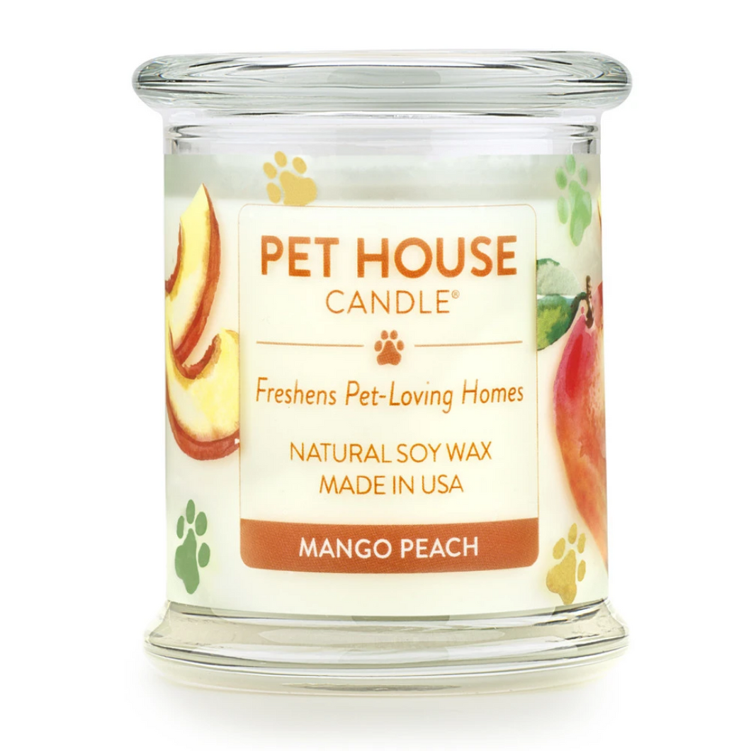 One Fur All Mango Peach Pet Safe Candle