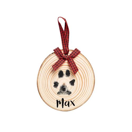 Pearhead Wooden Pawprints Ornament