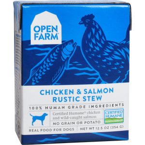 Open Farm Dog Chicken & Salmon Rustic Stew 12.5oz