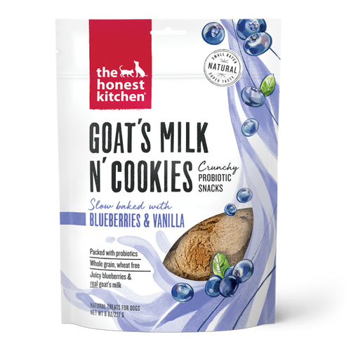 Honest Kitchen Dog Goat's Milk N' Cookies w/ Blueberries & Vanilla 8oz