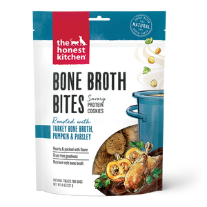 Honest Kitchen Dog Bone Broth Bites w/ Turkey Bone Broth & Pumpkin 8oz