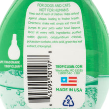 Load image into Gallery viewer, TropiClean Fresh Breath Water Drops 2.2oz