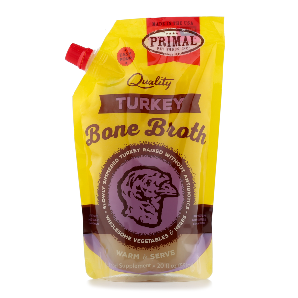 Primal Dog/Cat Frozen Bone Broth Turkey 20oz
