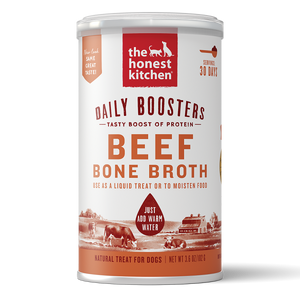 Honest Kitchen Daily Boosters Instant Beef Bone Broth Turmeric 3.6oz