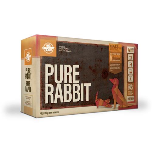 Big Country Raw - Pure Rabbit Carton – 4lb