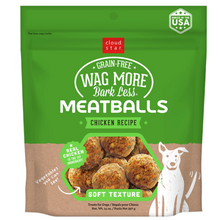 Load image into Gallery viewer, Paws Deals Cloud Star Dog Wag More Bark Less BBQ Chicken Meatballs 14oz