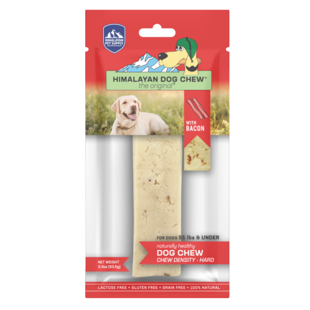 Himalayan Dog Chew Bacon Large (Red - 55 lb and under)