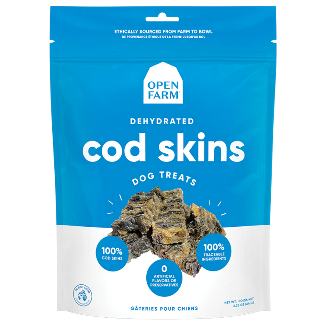 Open Farm Dog Dehydrated Cod Skins 2.25oz