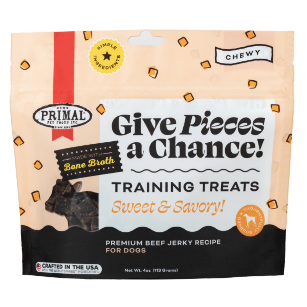 Primal Dog Treats Give Pieces A Chance 4oz