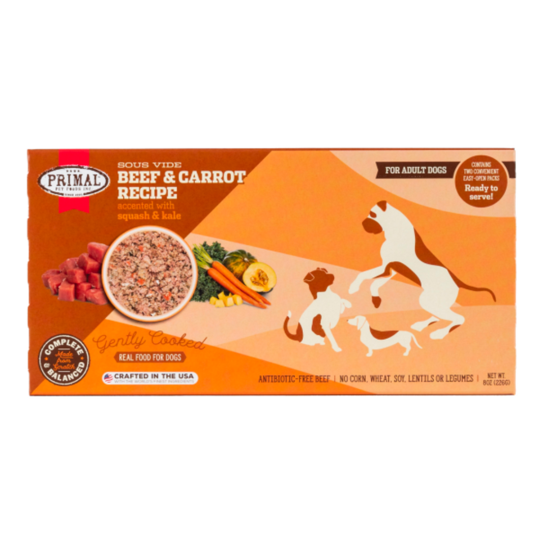Primal Dog Gently Cooked - Beef & Carrot 8oz
