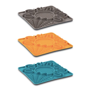 Messy Mutts - Framed "Spill Resistant" Silicone Multi Surface Lick Mat, 10" x 10"