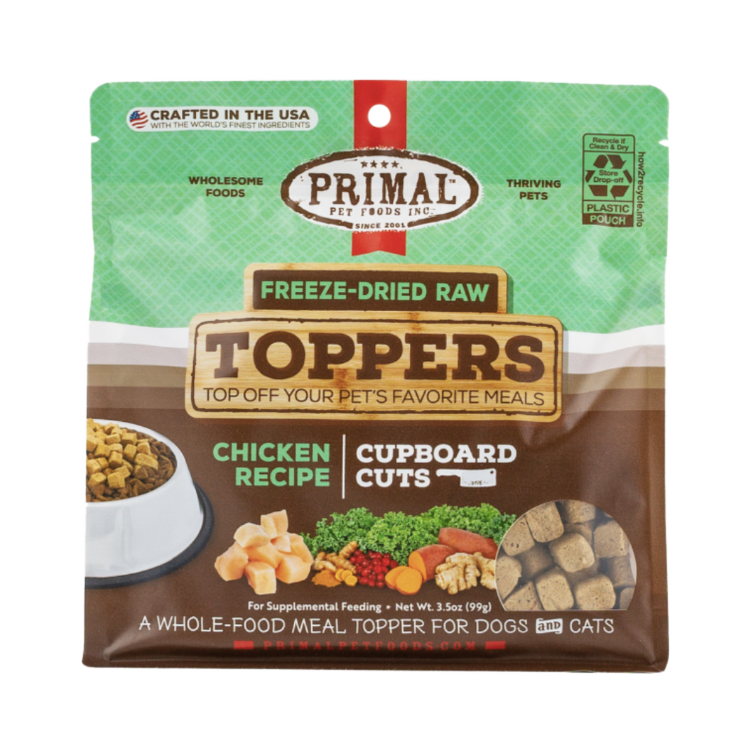 Primal Dog/Cat FD Raw Topper Cupboard Cuts - Chicken