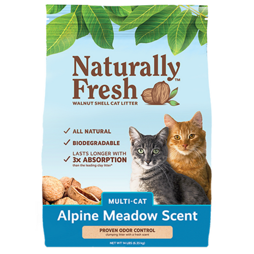 Naturally Fresh Multi-Cat Alpine Meadow Scent Litter 14lb