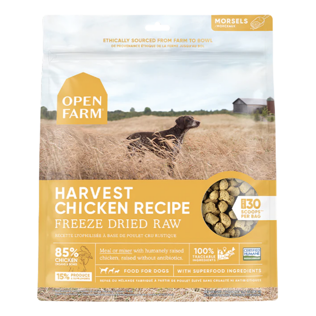 Open Farm Dog Freeze Dried Raw Harvest Chicken