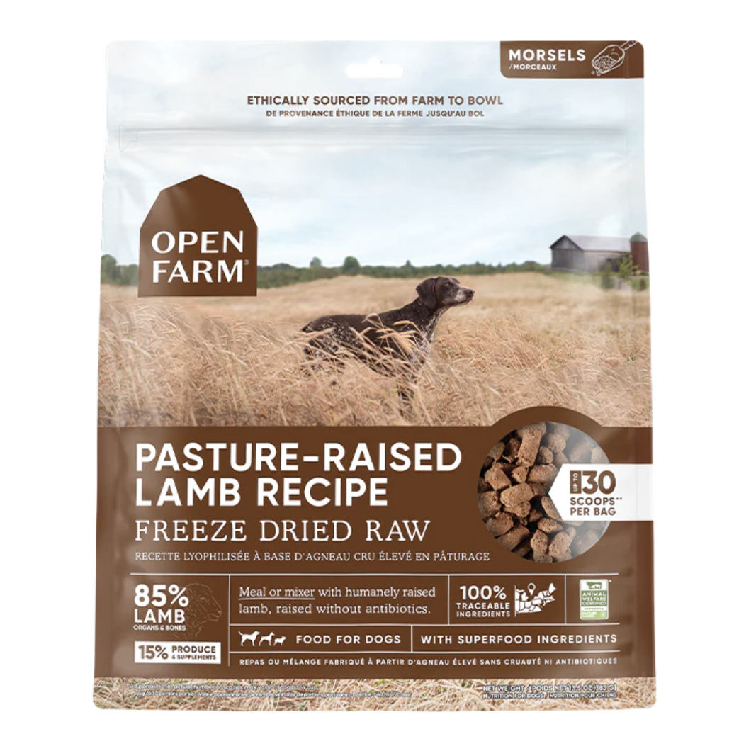 Open Farm Dog Freeze Dried Raw Pasture Raised Lamb