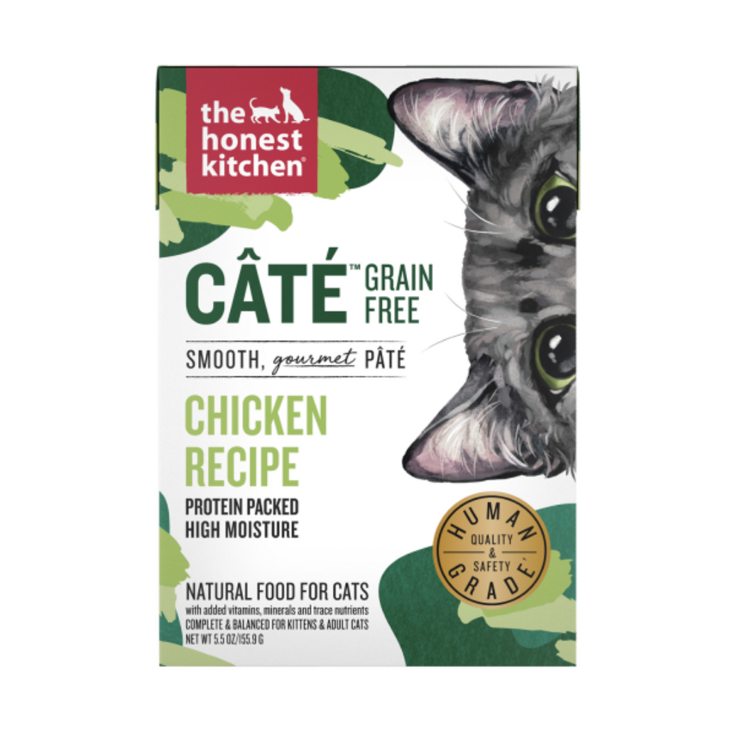 Honest Kitchen Cat Cate Chicken Pate 5.5oz