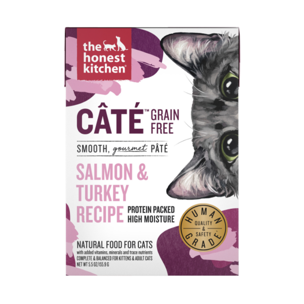 Honest Kitchen Cat Cate Salmon & Turkey Pate 5.5oz