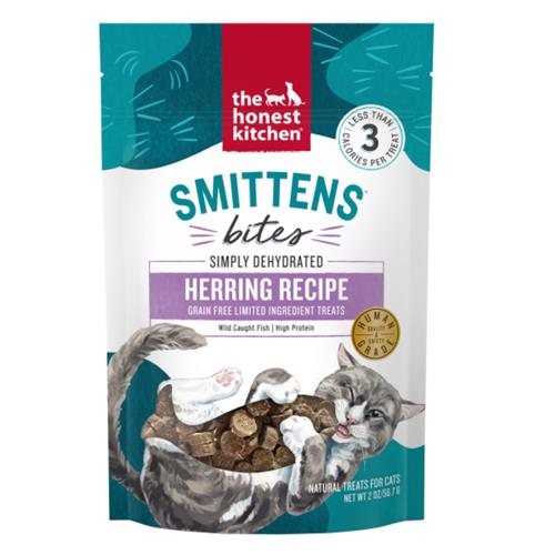 Honest Kitchen Cat Smittens Round Herring Treats 2 oz