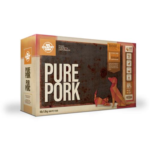 Big Country Raw Pure Pork Carton 4lb