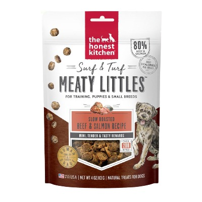 Honest Kitchen Dog Surf & Turf Meaty Littles Beef & Salmon 4 oz