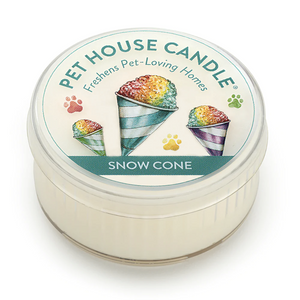 One Fur All Snow Cone Pet Safe Candle