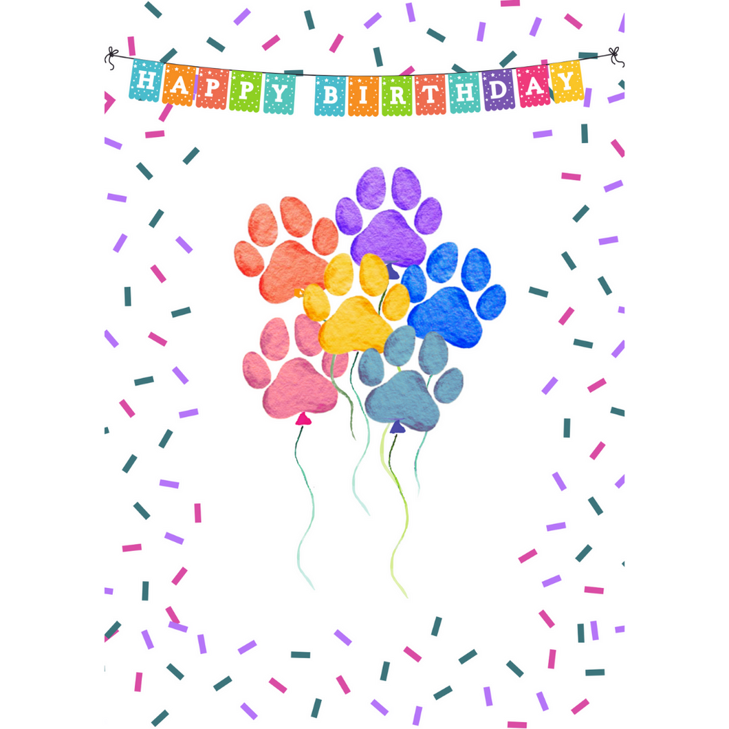House Of Paws Greeting Cards - Happy Birthday
