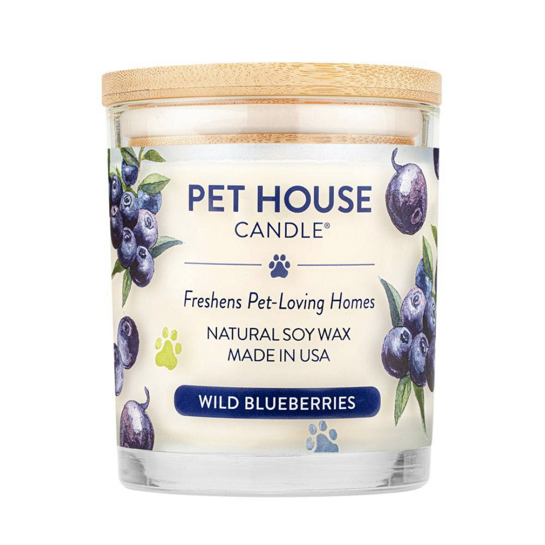 One Fur All Wild Blueberry Pet Safe Candle