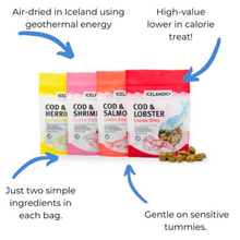 Load image into Gallery viewer, Icelandic+ Cod &amp; Lobster Combo Bites 3.52 oz